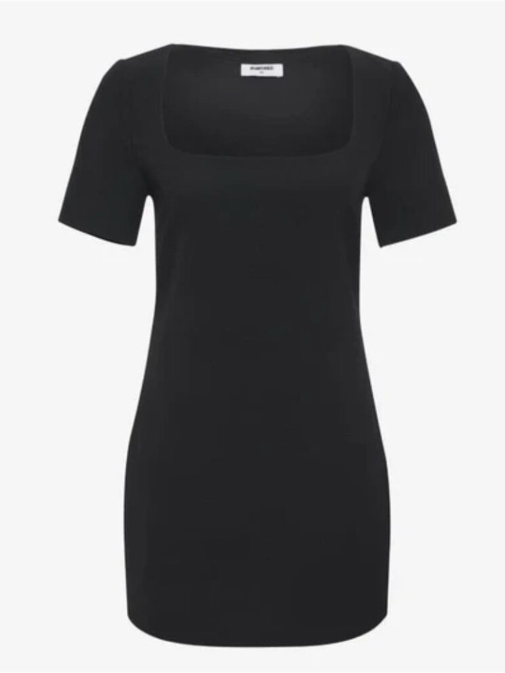 Rumored Square Neck Short Sleeve Mini Mod Dress SOLD AS IS